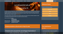 Desktop Screenshot of laviejaescuela.biz