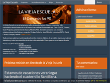 Tablet Screenshot of laviejaescuela.biz